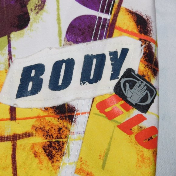 Body Glove Mens 38 White Purple Yellow Floral Hibiscus Board Shorts unlined - Picture 2 of 10
